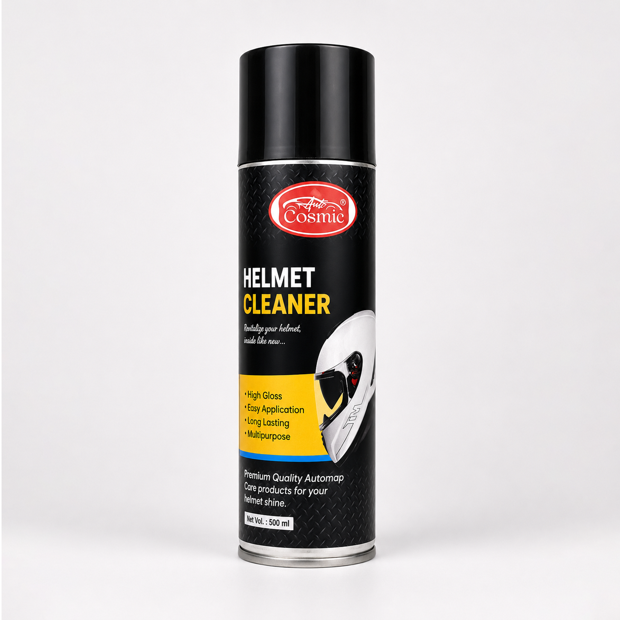 Auto Cosmic Helmet Cleaner Spray – Premium Helmet Cleaning & Shine Enhancer for Visors, Shells & Helmet Interiors (500ml)