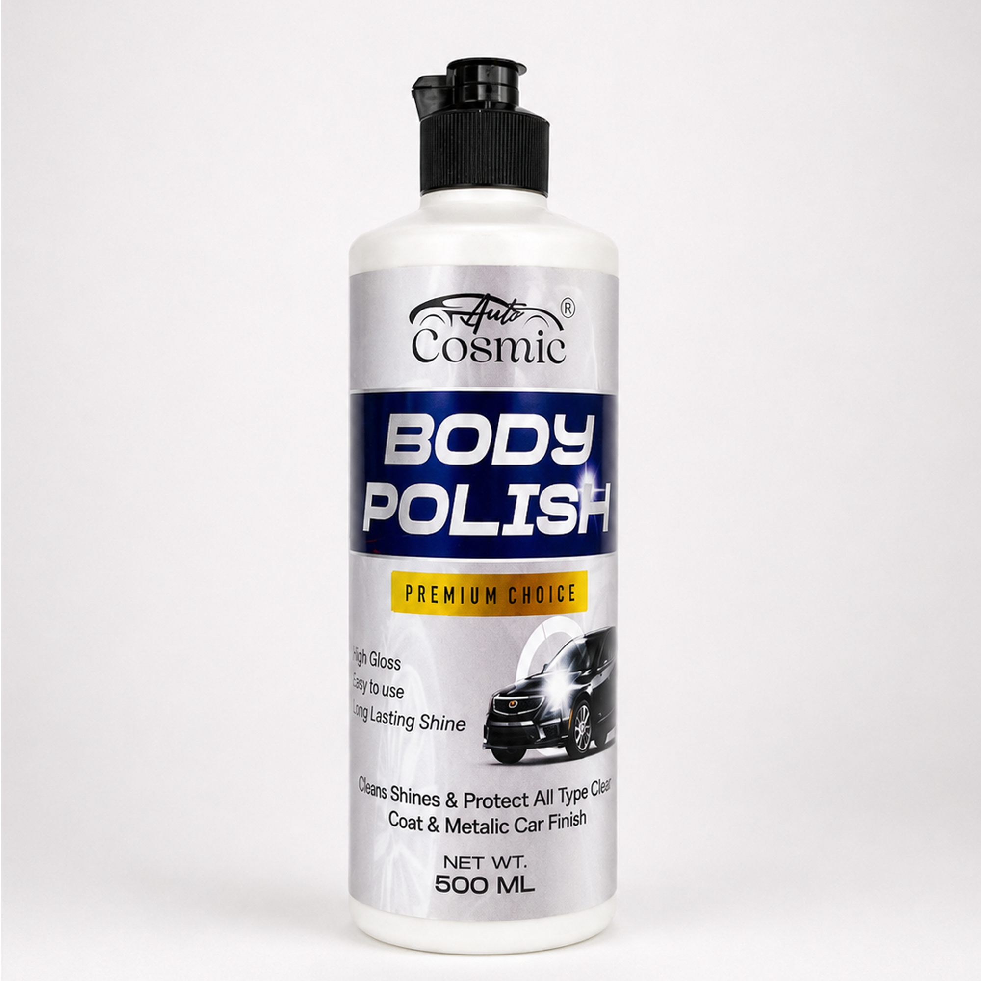 Auto Cosmic Body Polish – Premium High Gloss Car Polish for Paint Protection, Shine Enhancement & Surface Restoration (500ml)
