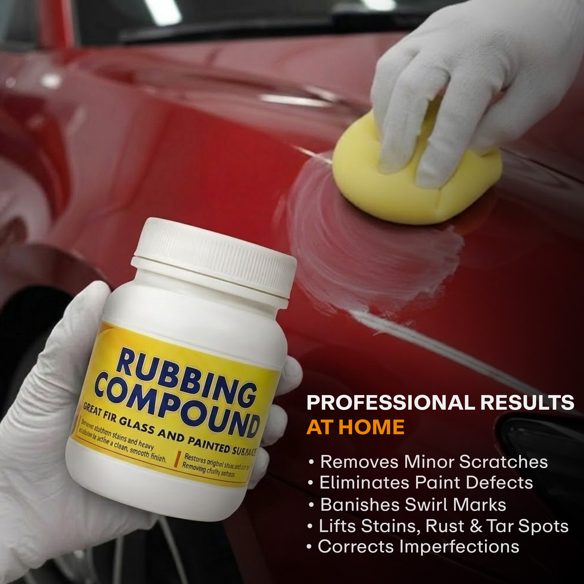 Auto Cosmic Rubbing Compound – Premium Paint Restoration & Scratch Removal Compound for Cars, Bikes, Glass & Painted Surfaces